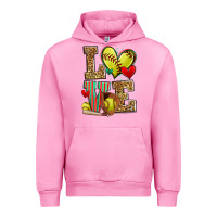 Fuchsia Pink love softball Urban Hoodie - Zillion Design Studio