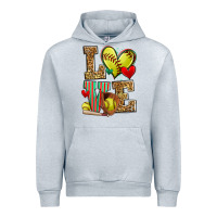 Heather Grey love softball Urban Hoodie - Zillion Design Studio