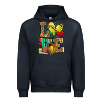 Navy love softball Urban Hoodie - Zillion Design Studio