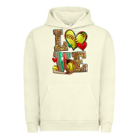 Pigment Pistachio love softball Urban Hoodie - Zillion Design Studio