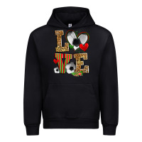 Black love soccer Urban Hoodie - Zillion Design Studio