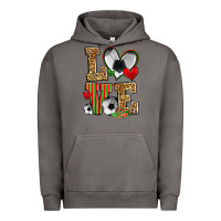 Pigment Tornado love soccer Urban Hoodie - Zillion Design Studio