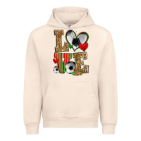 Sandshell love soccer Urban Hoodie - Zillion Design Studio