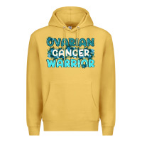 Antique Gold Ovarian Cancer Warrior Premium Hoodie - texasbilliewilder