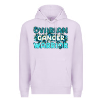 Lilac Ovarian Cancer Warrior Premium Hoodie - texasbilliewilder