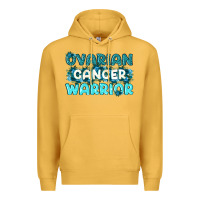 Mustard Ovarian Cancer Warrior Premium Hoodie - texasbilliewilder