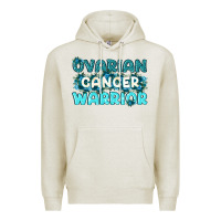 Oatmeal Heather Ovarian Cancer Warrior Premium Hoodie - texasbilliewilder
