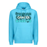 Ocean Blue Ovarian Cancer Warrior Premium Hoodie - texasbilliewilder
