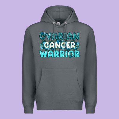 Ovarian Cancer Warrior Premium Hoodie Designed By Texasbilliewilder