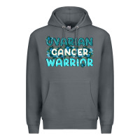 Rock Ovarian Cancer Warrior Premium Hoodie - texasbilliewilder