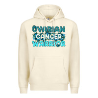 Sandshell Ovarian Cancer Warrior Premium Hoodie - texasbilliewilder