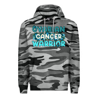 Slate Camo Ovarian Cancer Warrior Premium Hoodie - texasbilliewilder