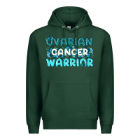 Sports Green Ovarian Cancer Warrior Premium Hoodie - texasbilliewilder