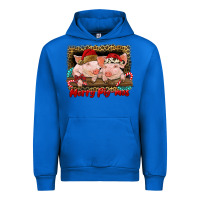 Cobalt merry pig mas Urban Hoodie - RanaPortraitStore