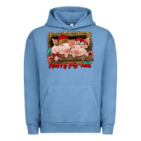 Pigment Pebble Blue merry pig mas Urban Hoodie - RanaPortraitStore
