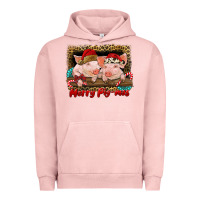Pigment Salmon merry pig mas Urban Hoodie - RanaPortraitStore