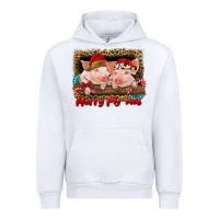 White merry pig mas Urban Hoodie - RanaPortraitStore