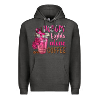 Charcoal Heather Nobody Fights Alone Coffee Premium Hoodie - texasbilliewilder