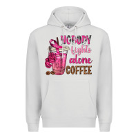Dove Grey Nobody Fights Alone Coffee Premium Hoodie - texasbilliewilder