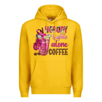 Lemon Nobody Fights Alone Coffee Premium Hoodie - texasbilliewilder