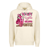 Tofu Nobody Fights Alone Coffee Premium Hoodie - texasbilliewilder
