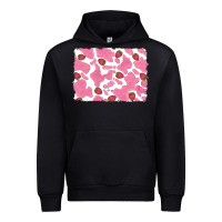 Black distressed strawberry milkshake cowhide Urban Hoodie - RanaPortraitStore