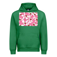 Emerald distressed strawberry milkshake cowhide Urban Hoodie - RanaPortraitStore