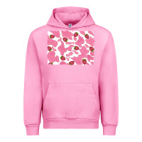 Fuchsia Pink distressed strawberry milkshake cowhide Urban Hoodie - RanaPortraitStore