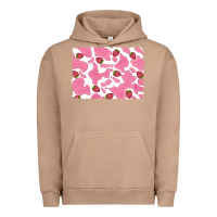 Pigment Burro distressed strawberry milkshake cowhide Urban Hoodie - RanaPortraitStore
