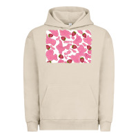 Pigment French Oak distressed strawberry milkshake cowhide Urban Hoodie - RanaPortraitStore