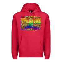 Cardinal pride background Premium Hoodie - Zillion Design Studio