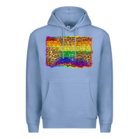 Colony Blue pride background Premium Hoodie - Zillion Design Studio