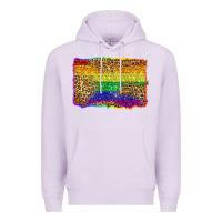 Lilac pride background Premium Hoodie - Zillion Design Studio