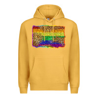 Mustard pride background Premium Hoodie - Zillion Design Studio