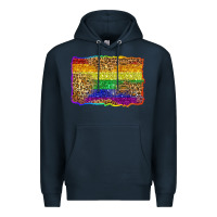 Navy pride background Premium Hoodie - Zillion Design Studio