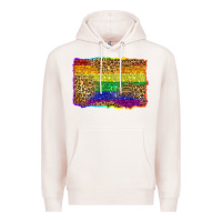 Pale Pink pride background Premium Hoodie - Zillion Design Studio