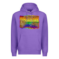 Purple pride background Premium Hoodie - Zillion Design Studio