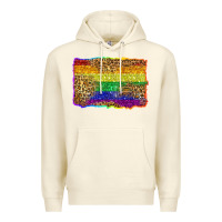 Sandshell pride background Premium Hoodie - Zillion Design Studio