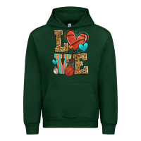 Forest Green love basketball Urban Hoodie - Zillion Design Studio