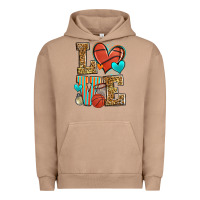 Pigment Burro love basketball Urban Hoodie - Zillion Design Studio