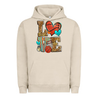 Pigment French Oak love basketball Urban Hoodie - Zillion Design Studio