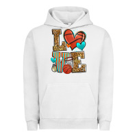Pigment Lunar Rock love basketball Urban Hoodie - Zillion Design Studio