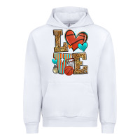 White love basketball Urban Hoodie - Zillion Design Studio