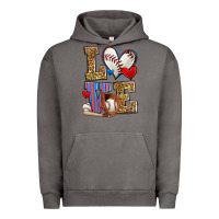 Pigment Tornado love baseball Urban Hoodie - Zillion Design Studio