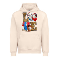 Sandshell love baseball Urban Hoodie - Zillion Design Studio