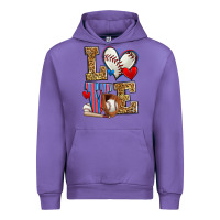 Tulip love baseball Urban Hoodie - Zillion Design Studio