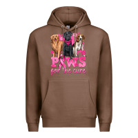 Chestnut Paws For The Cure Premium Hoodie - texasbilliewilder