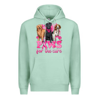 Seafoam Paws For The Cure Premium Hoodie - texasbilliewilder