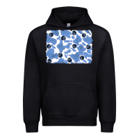Black distressed blueberry milkshake cowhide Urban Hoodie - RanaPortraitStore