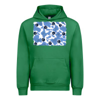 Emerald distressed blueberry milkshake cowhide Urban Hoodie - RanaPortraitStore